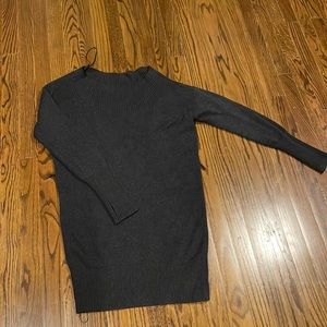 Intermix petite gray sweater dress
